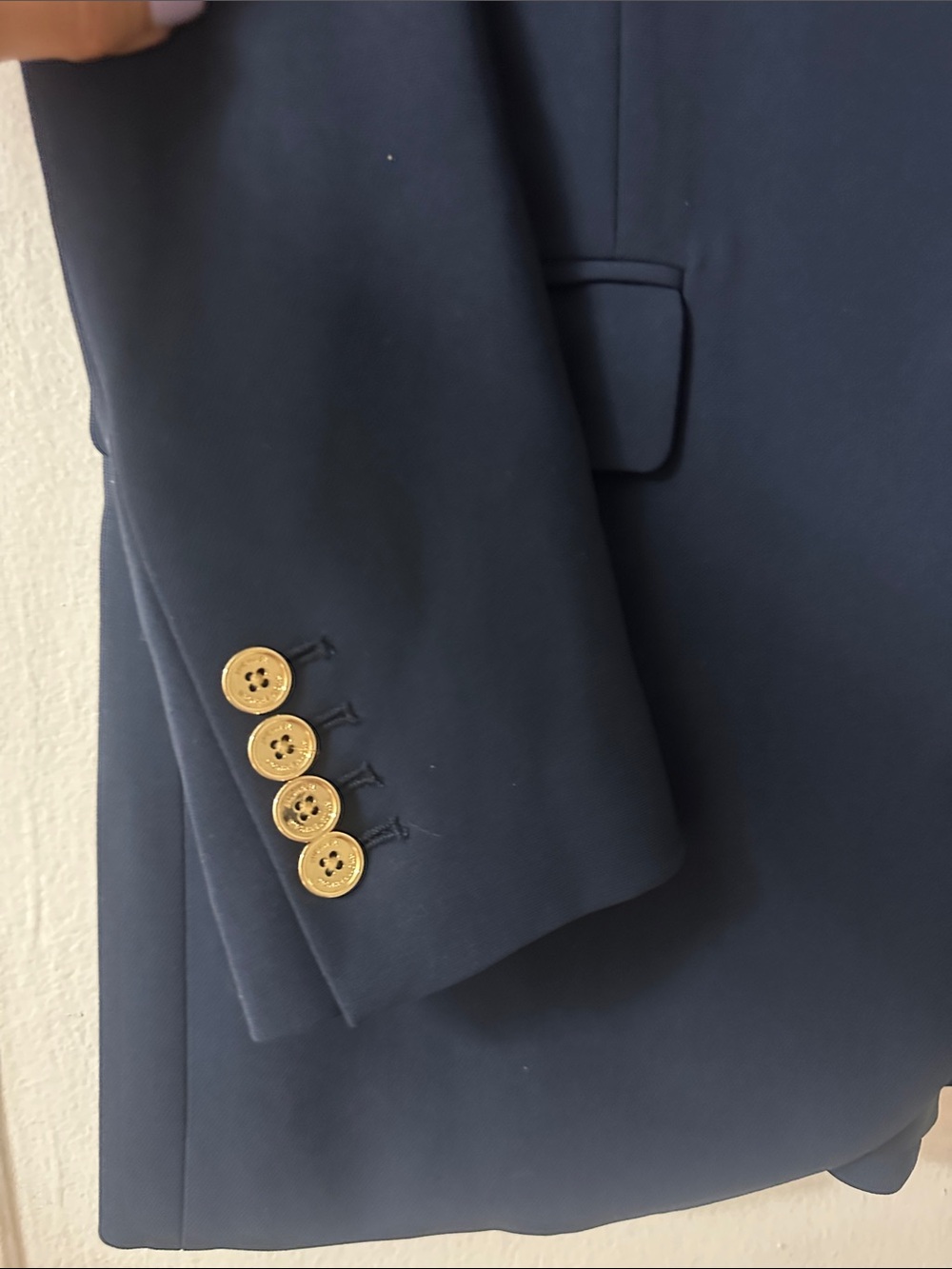 Michael Kors Women’s Deep Navy Two-Button Tailored Blazer - Picture 9 of 10